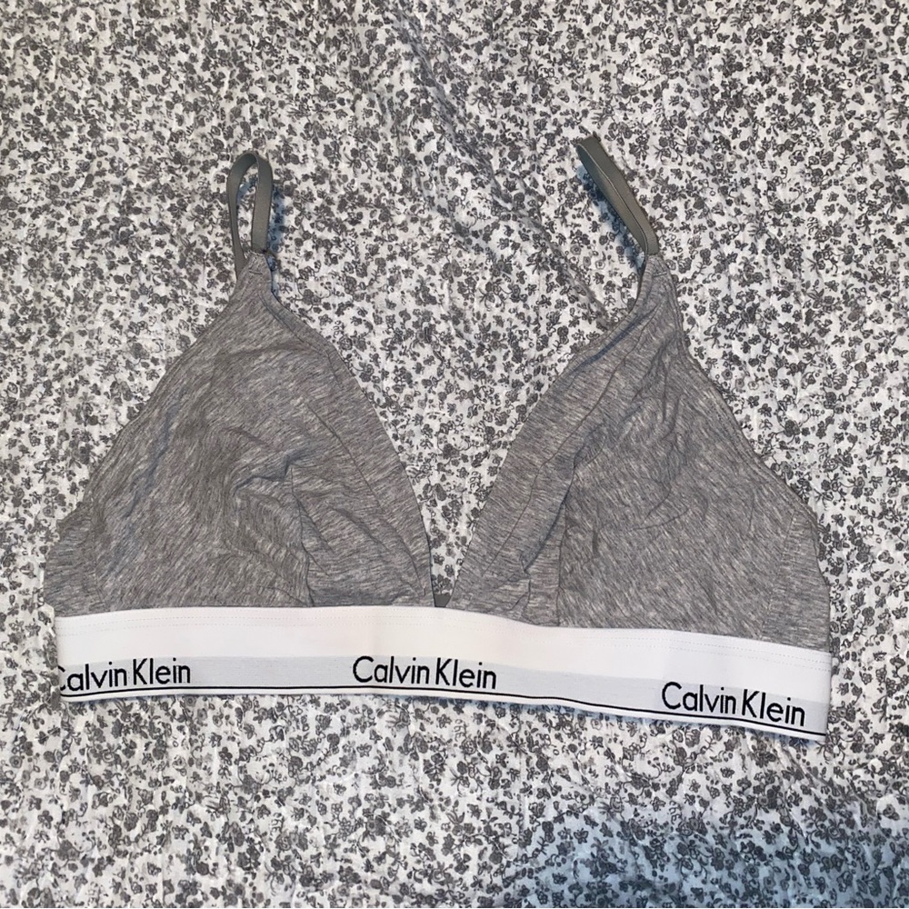 Calvin Klein Triangle Cotton Bralette